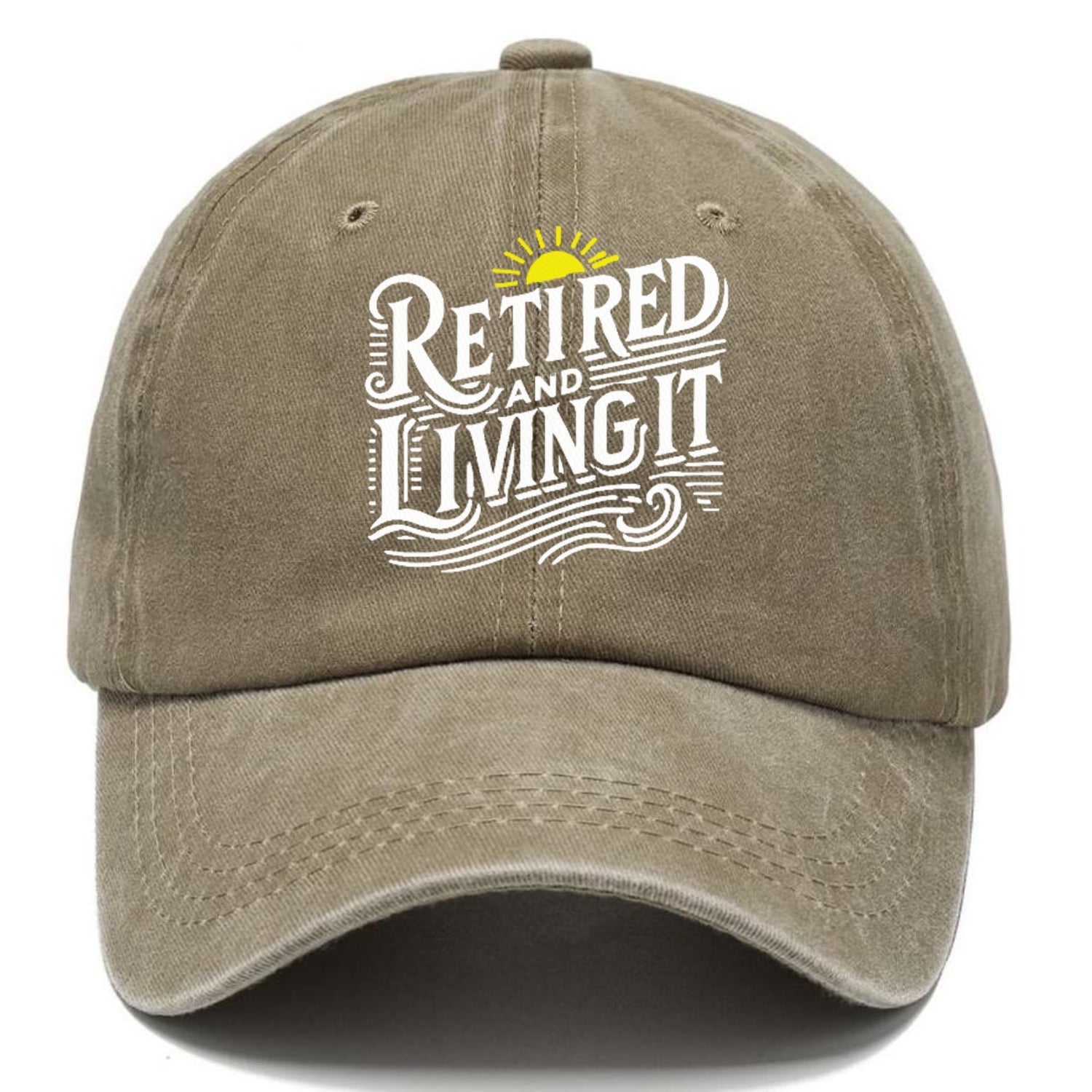 Retired And Living It Classic Cap