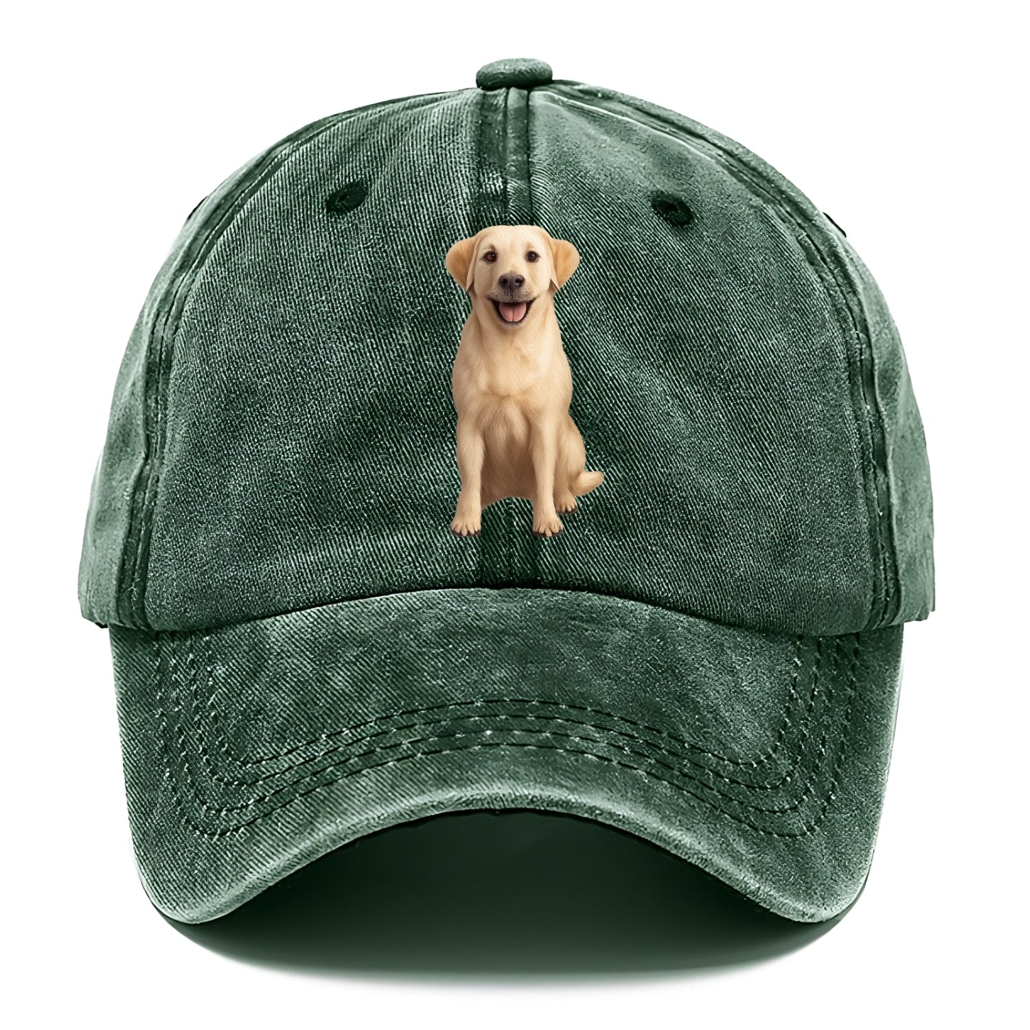 Golden Labrador Puppy Digital Art Classic Cap