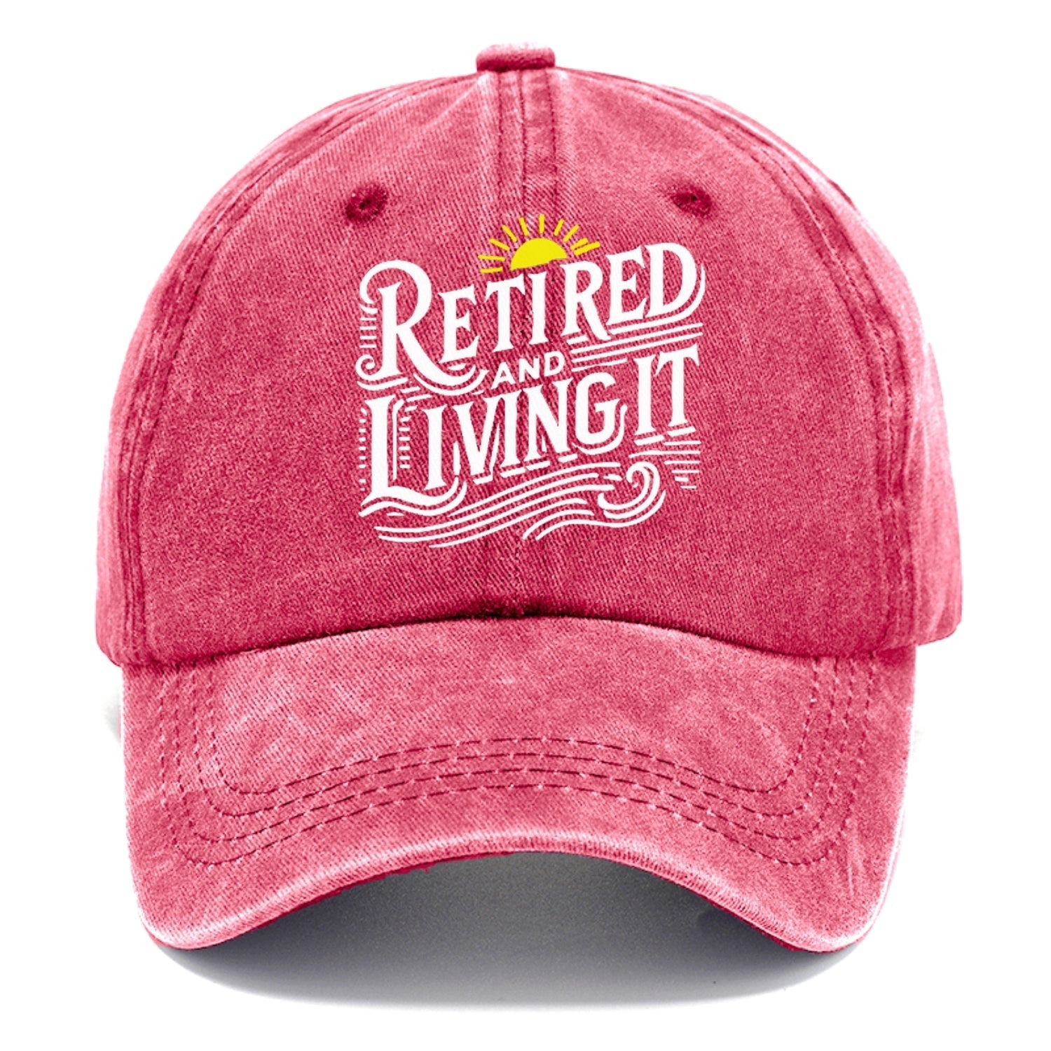 Retired And Living It Classic Cap