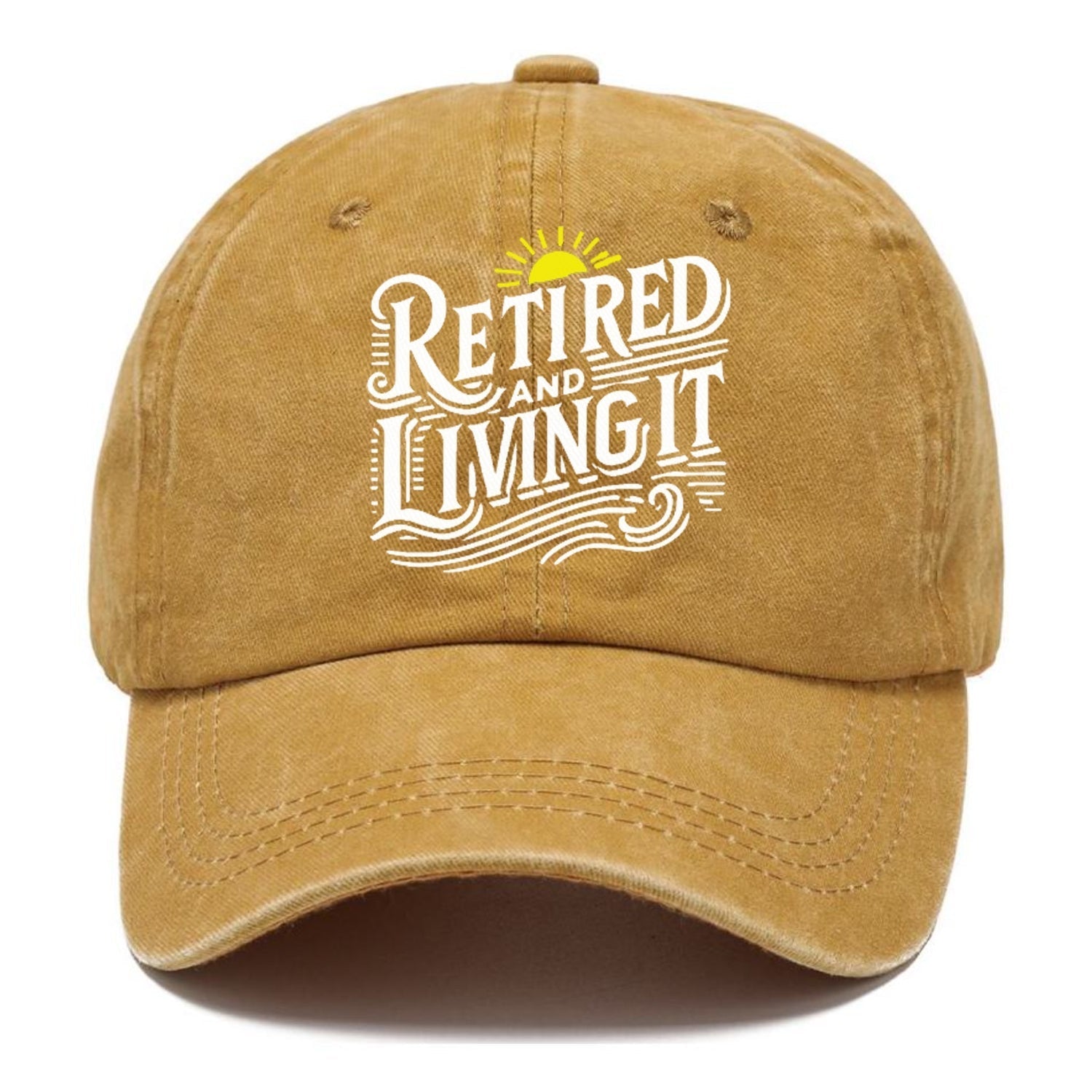 Retired And Living It Classic Cap