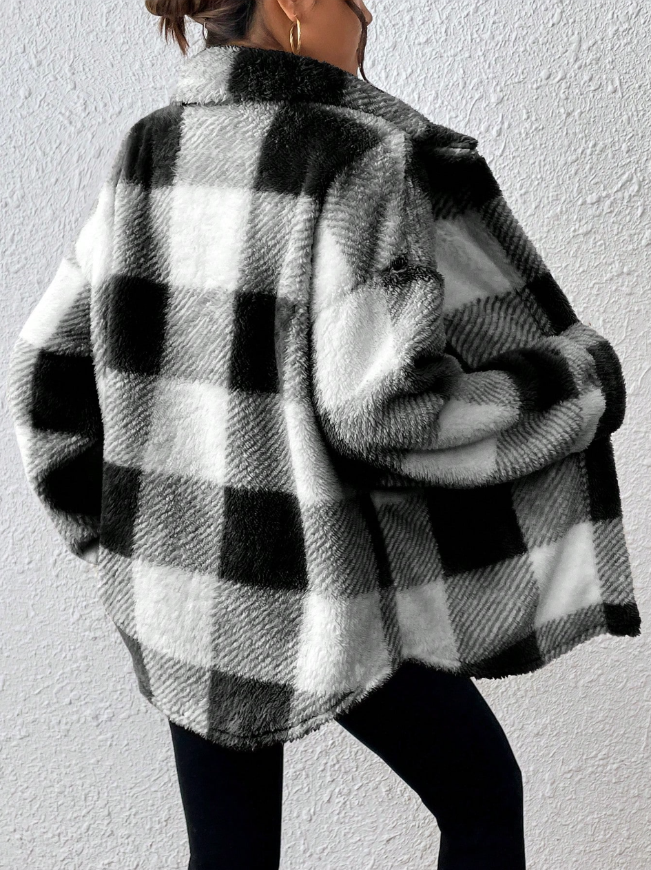 Aspen Cozy Plaid Jacket