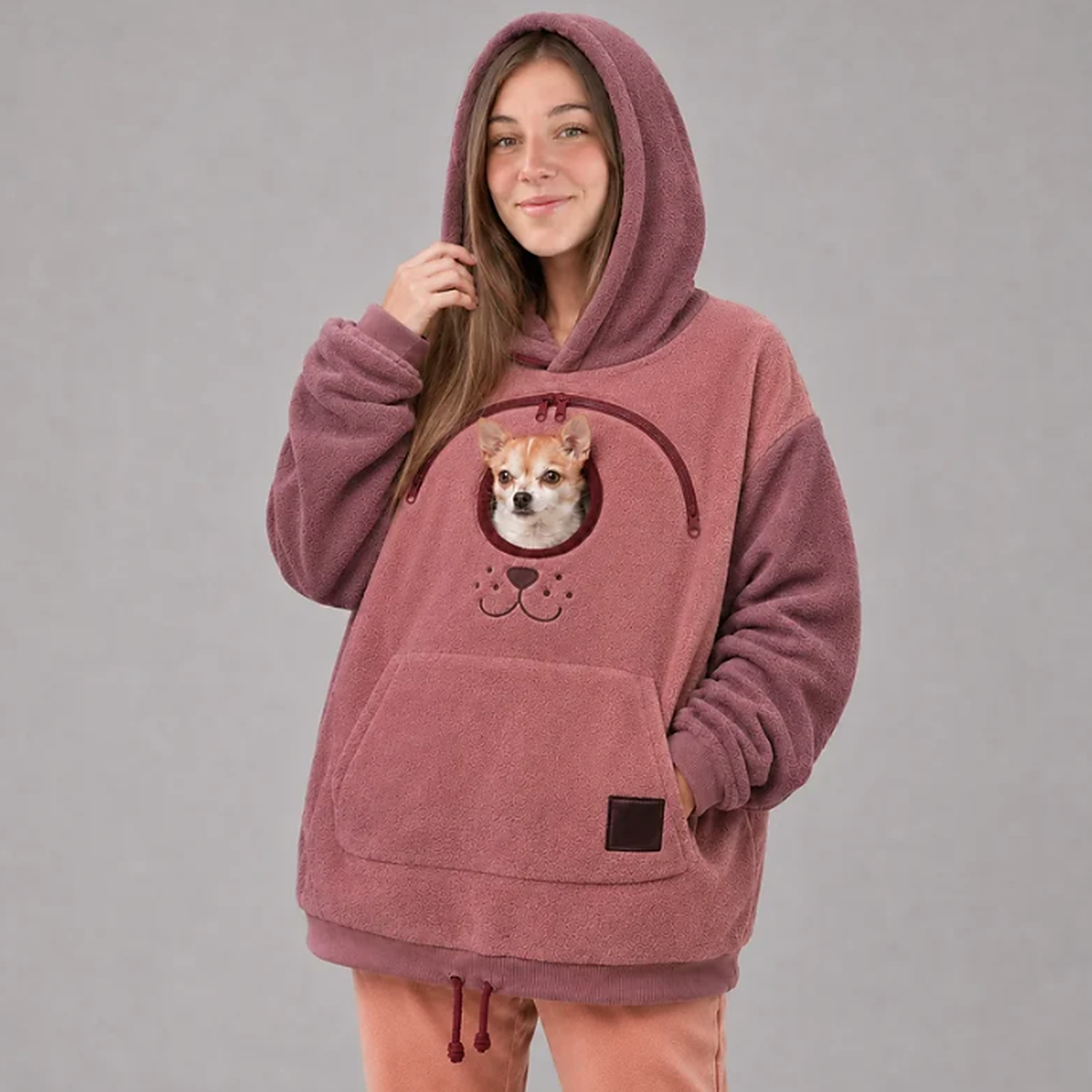 Pup Pouch Hoodie - Unisex design