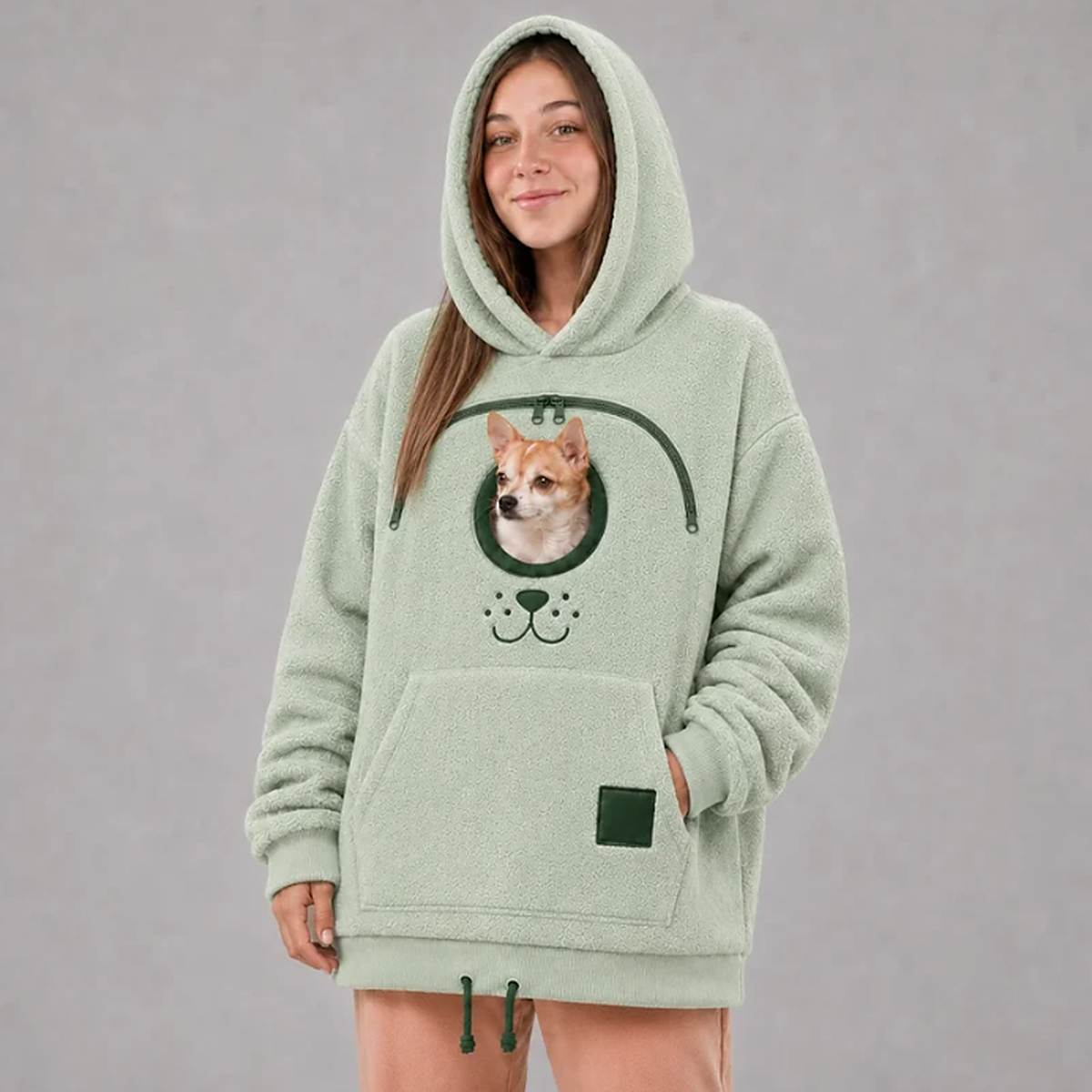 Pup Pouch Hoodie - Unisex design
