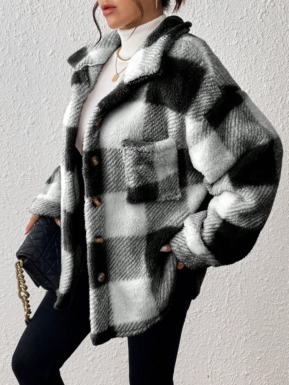 Aspen Cozy Plaid Jacket