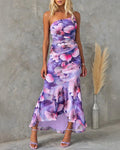 Women's Floral Mesh Mermaid