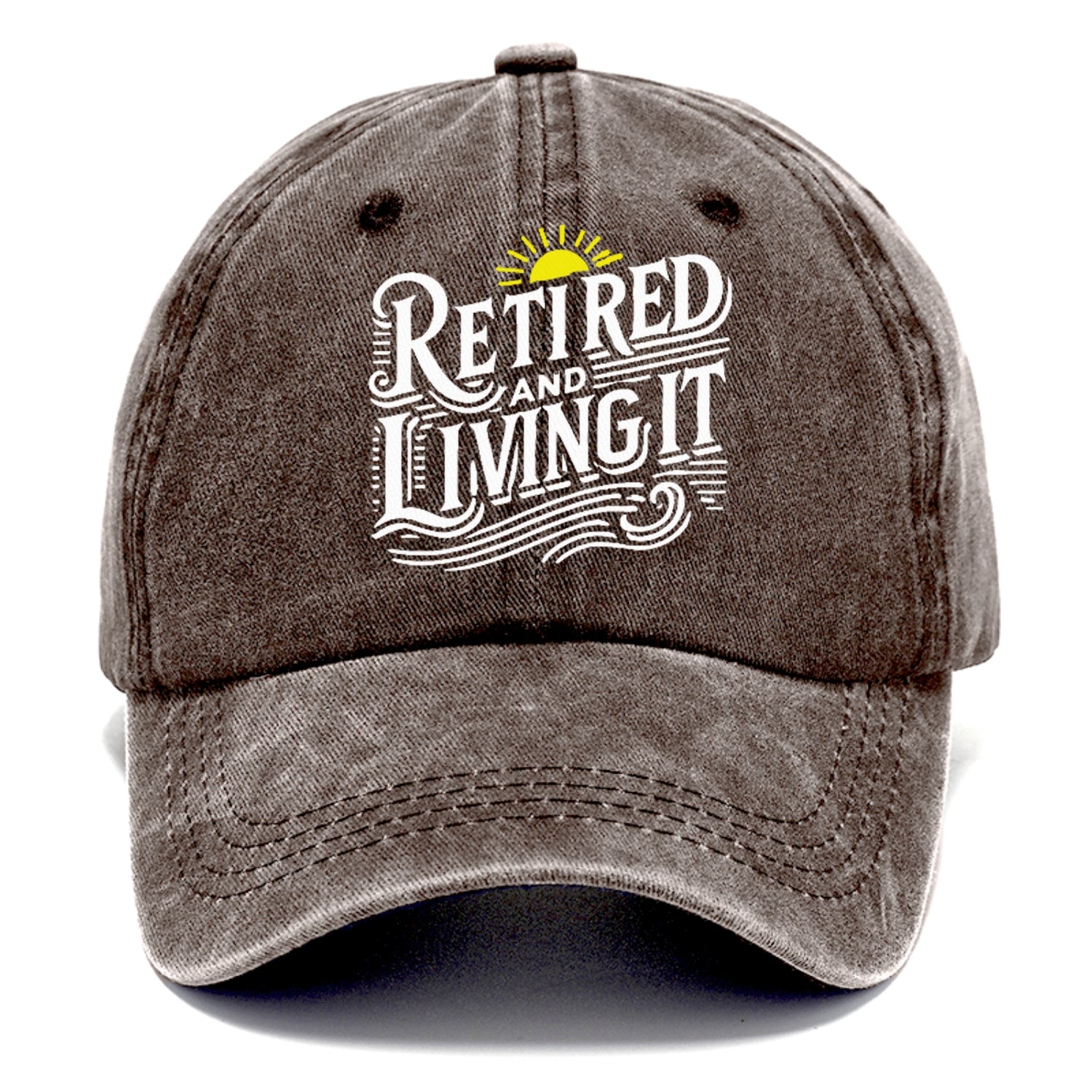 Retired And Living It Classic Cap