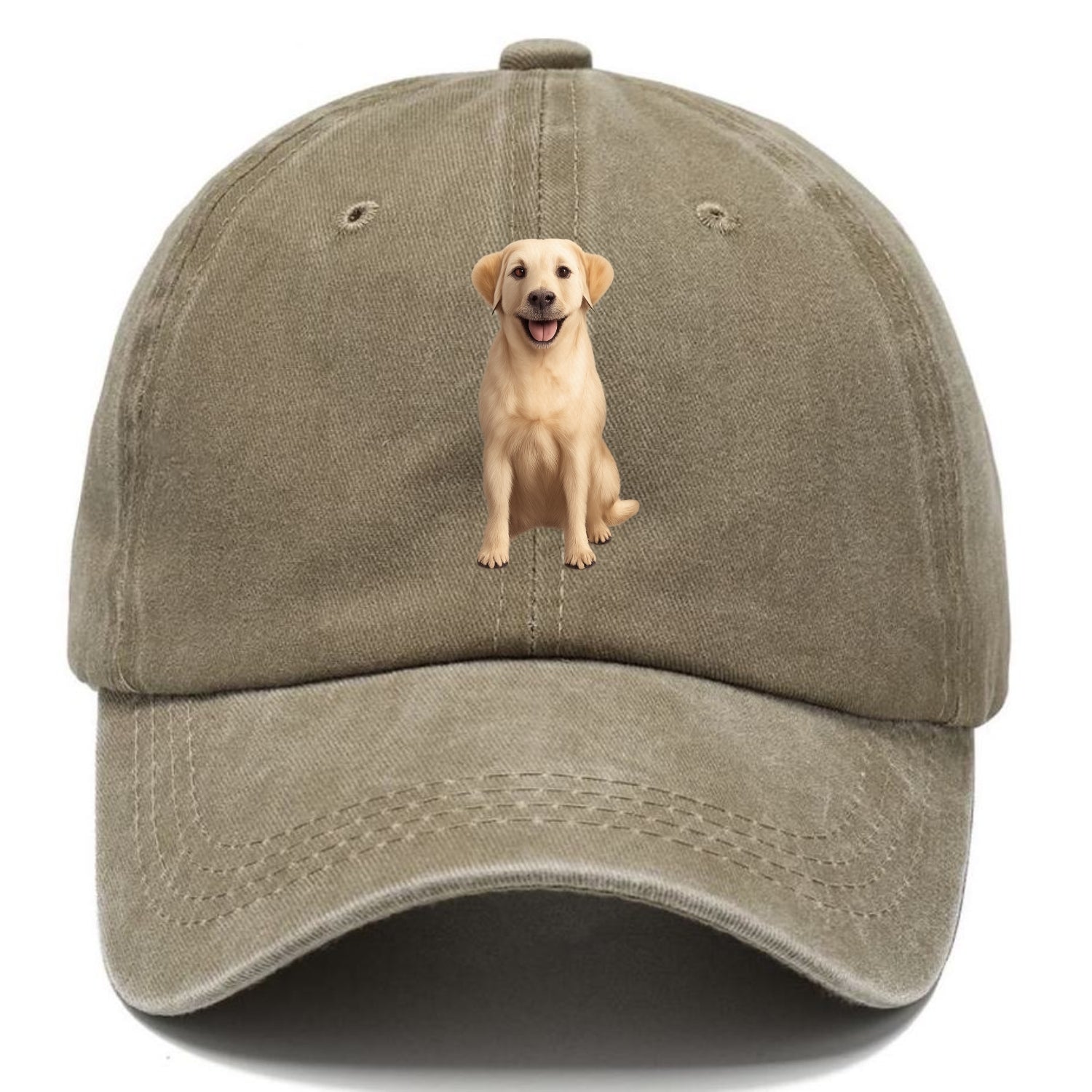 Golden Labrador Puppy Digital Art Classic Cap