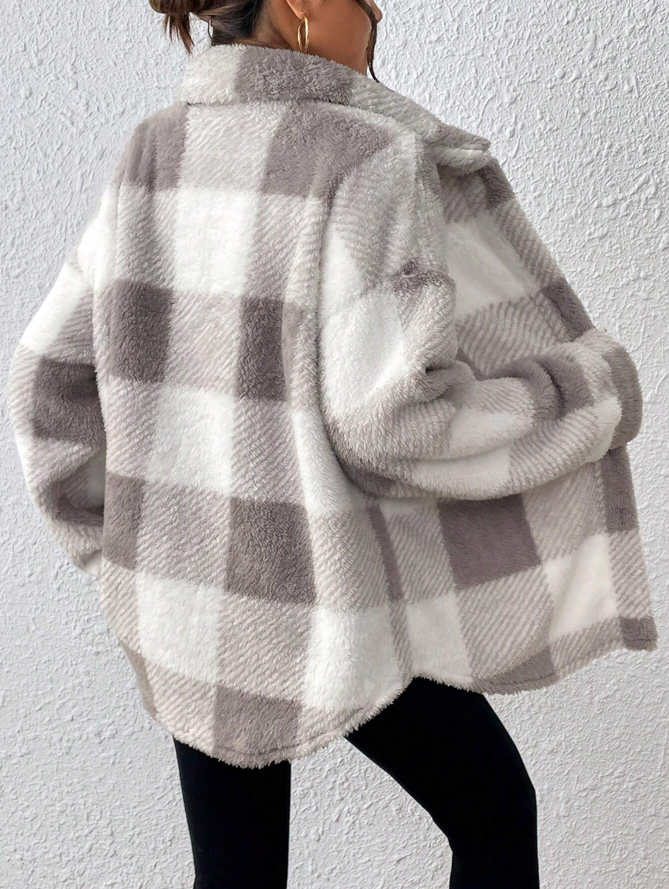 Aspen Cozy Plaid Jacket