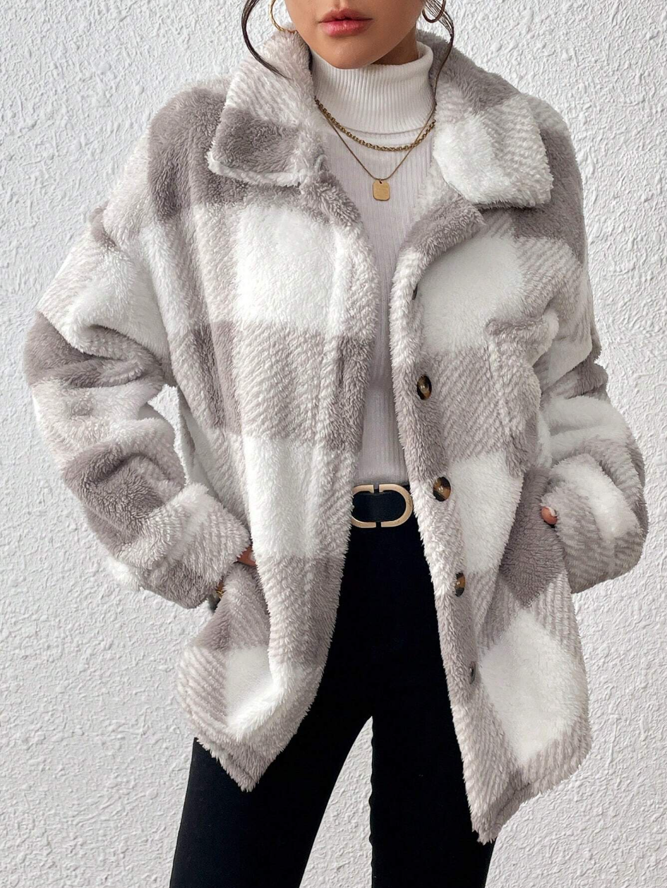 Aspen Cozy Plaid Jacket
