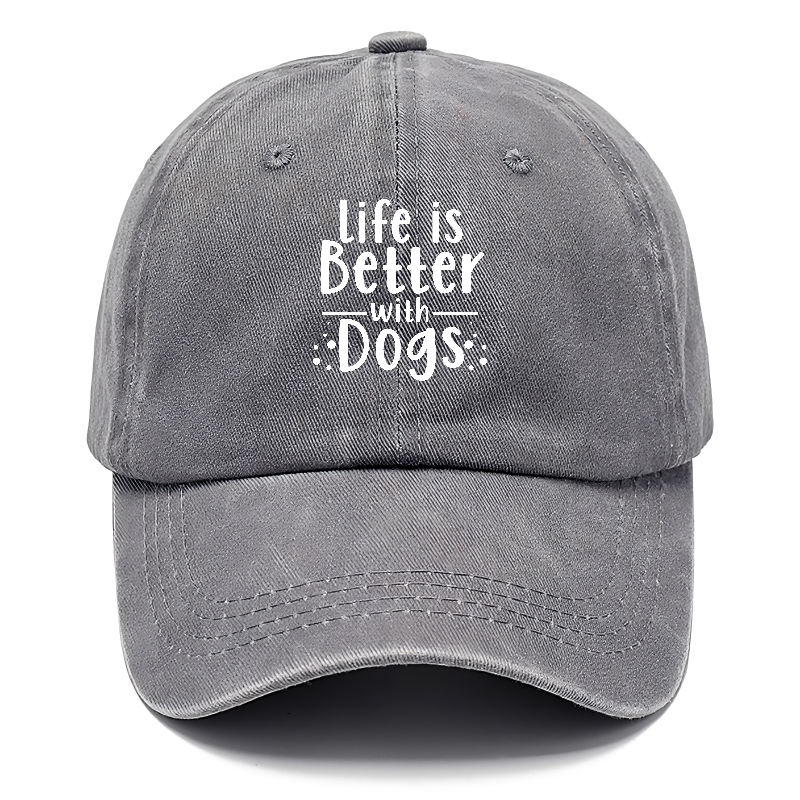 Life Is Better With Dogs Classic Cap