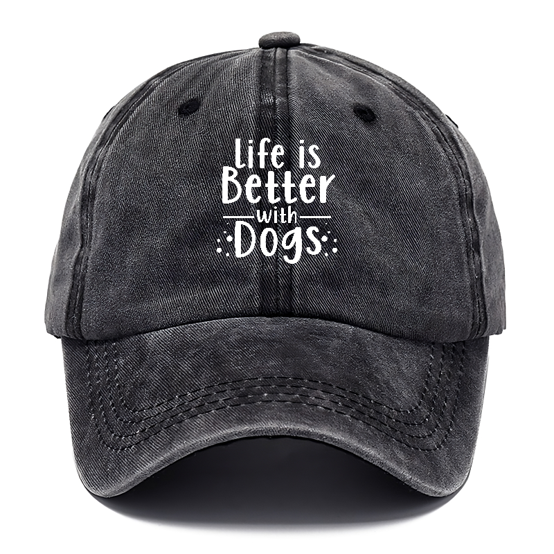 Life Is Better With Dogs Classic Cap