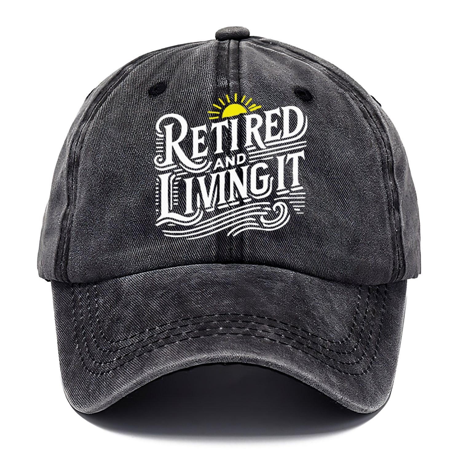 Retired And Living It Classic Cap