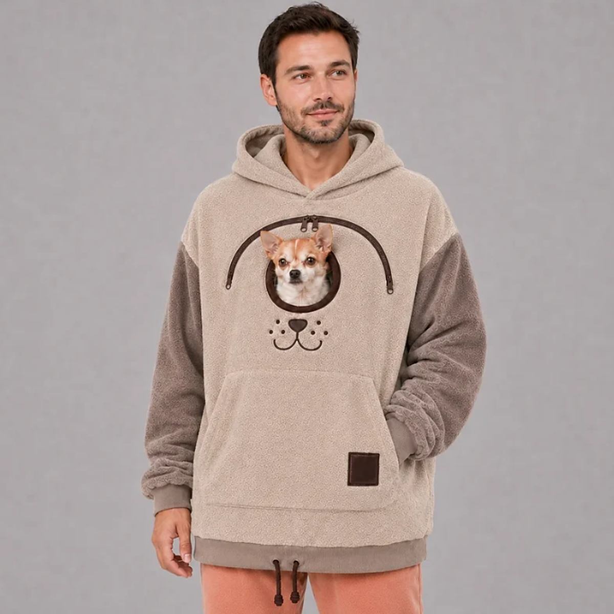 Pup Pouch Hoodie - Unisex design