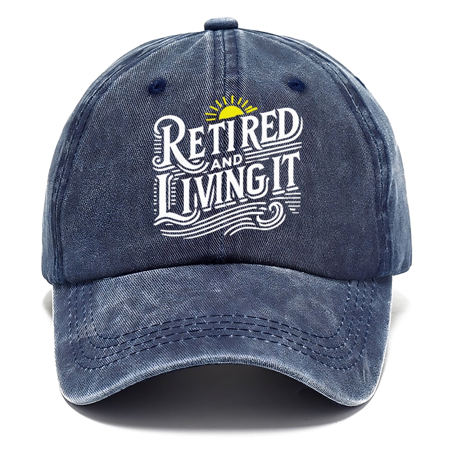 Retired And Living It Classic Cap