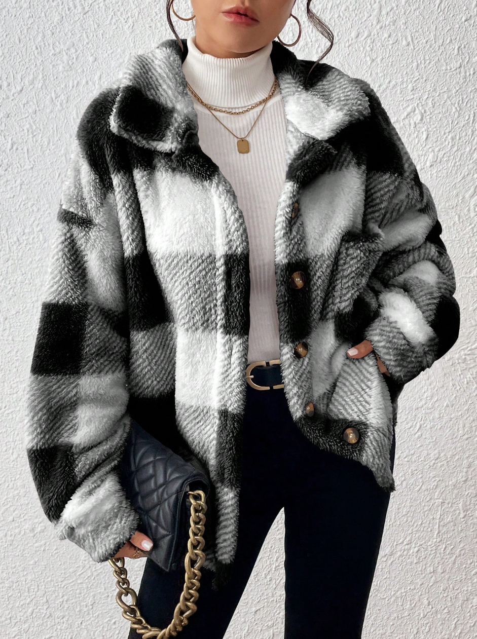 Aspen Cozy Plaid Jacket