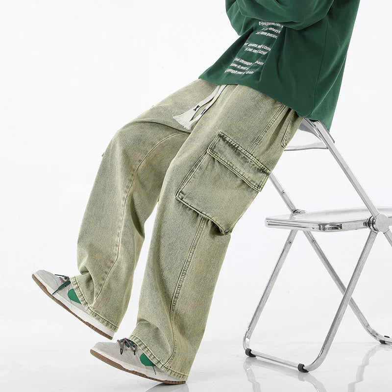 Kaydrax Loose Cargo Jeans