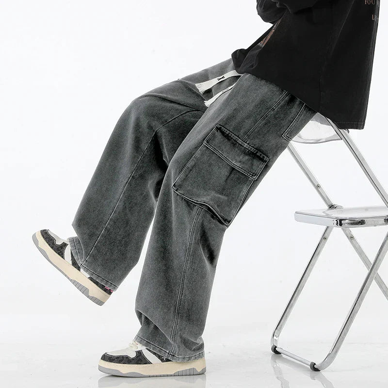 Kaydrax Loose Cargo Jeans