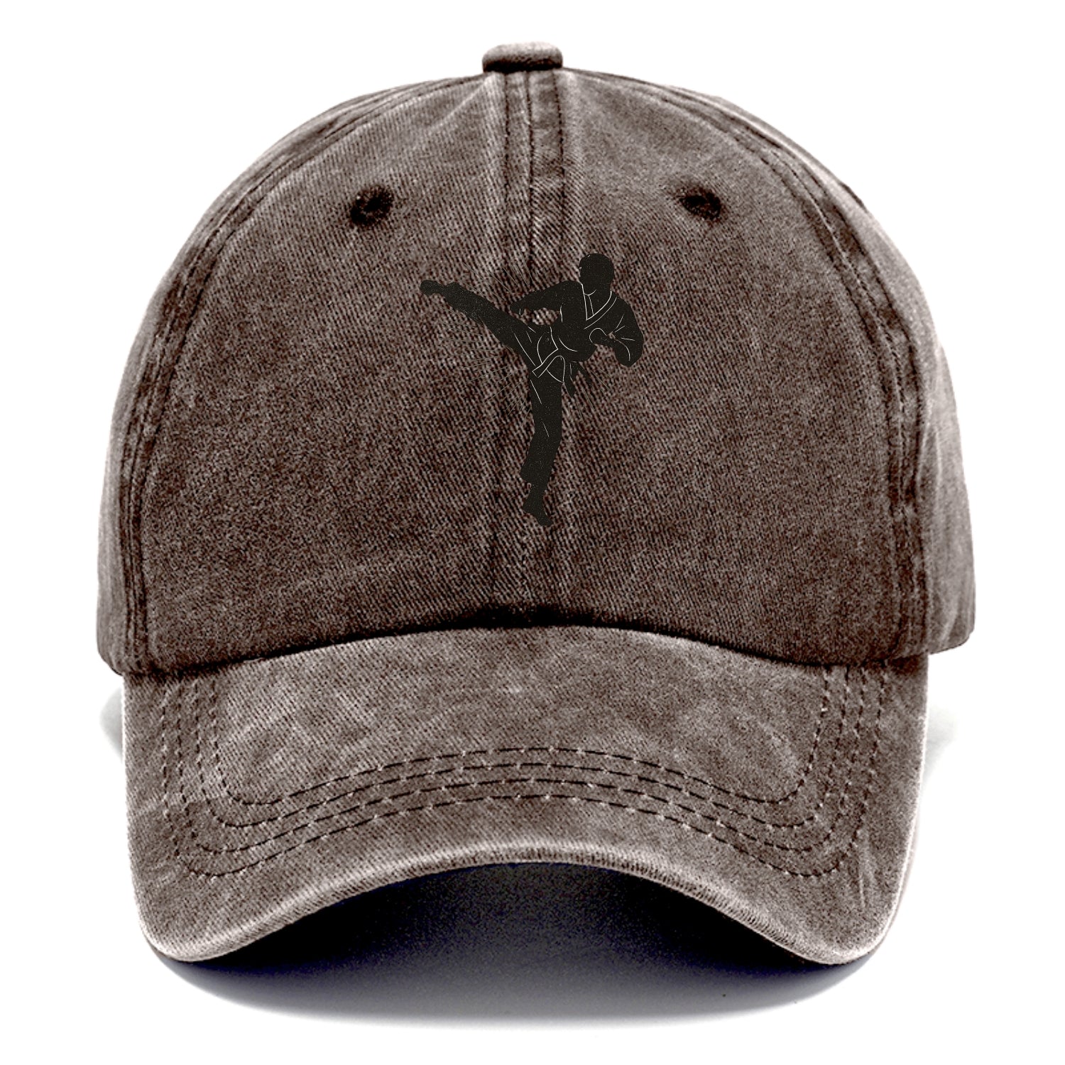 Taekwondo athlete spinning heel kick - Classic Cap