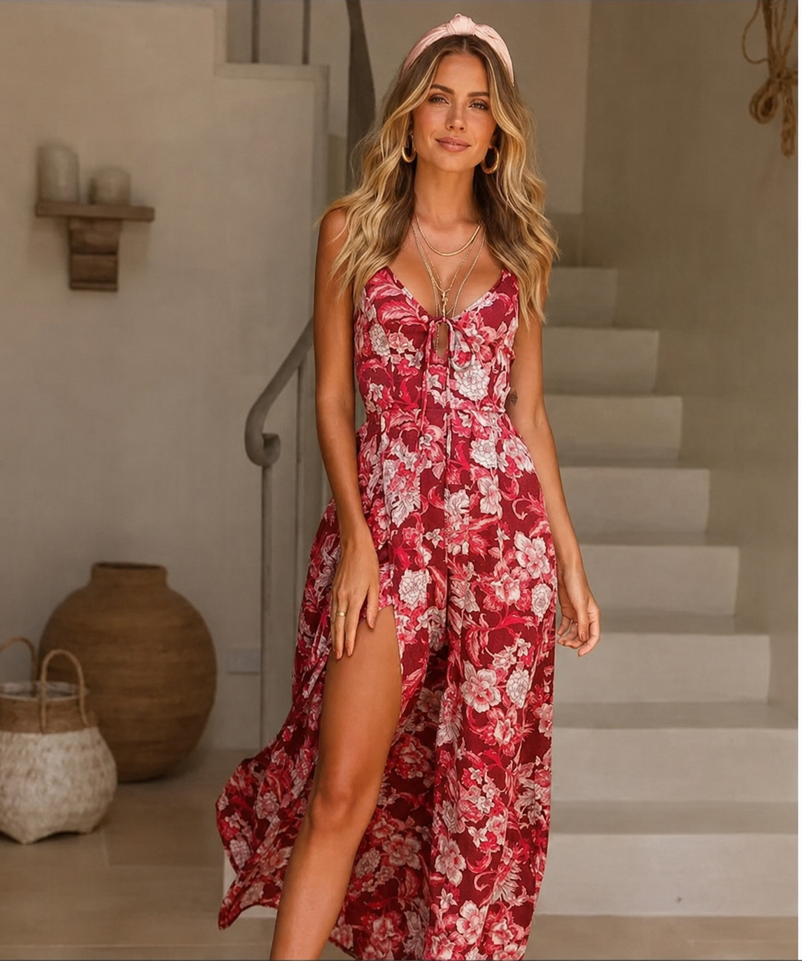 Boho Floral Maxi Dress – Summer in One Outfit