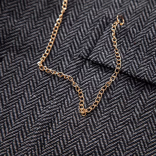 Graham Herringbone Tweed Vest