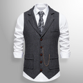 Graham Herringbone Tweed Vest