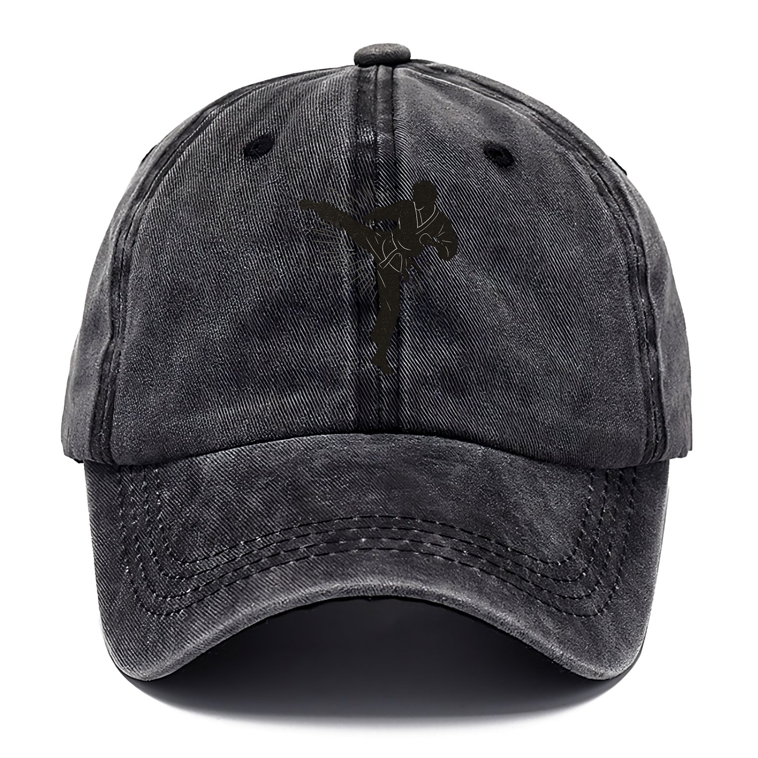 Taekwondo athlete spinning heel kick - Classic Cap