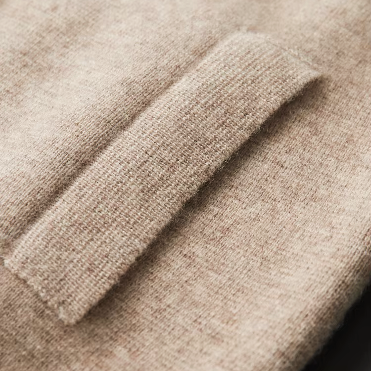 Marcello Merino Wool Full-Zip Cardigan