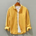 Monterey Gauze Cotton Button-Up Shirt