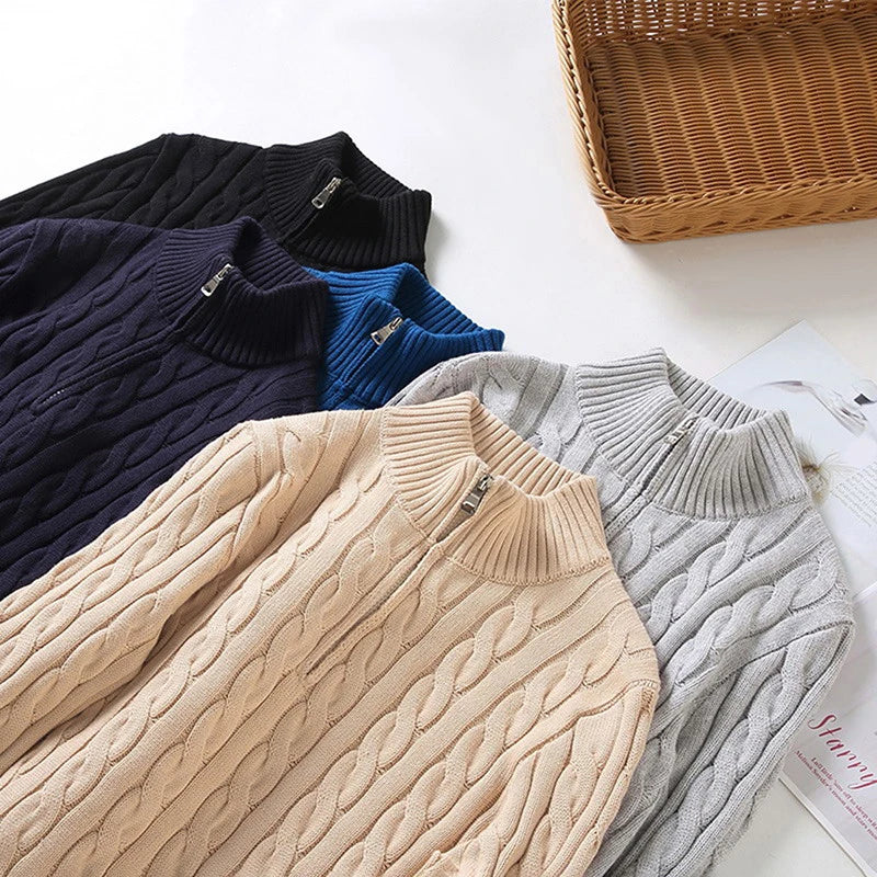 100% Pure Cotton POLO PULLOVER SWEATER