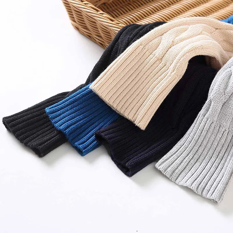 100% Pure Cotton POLO PULLOVER SWEATER