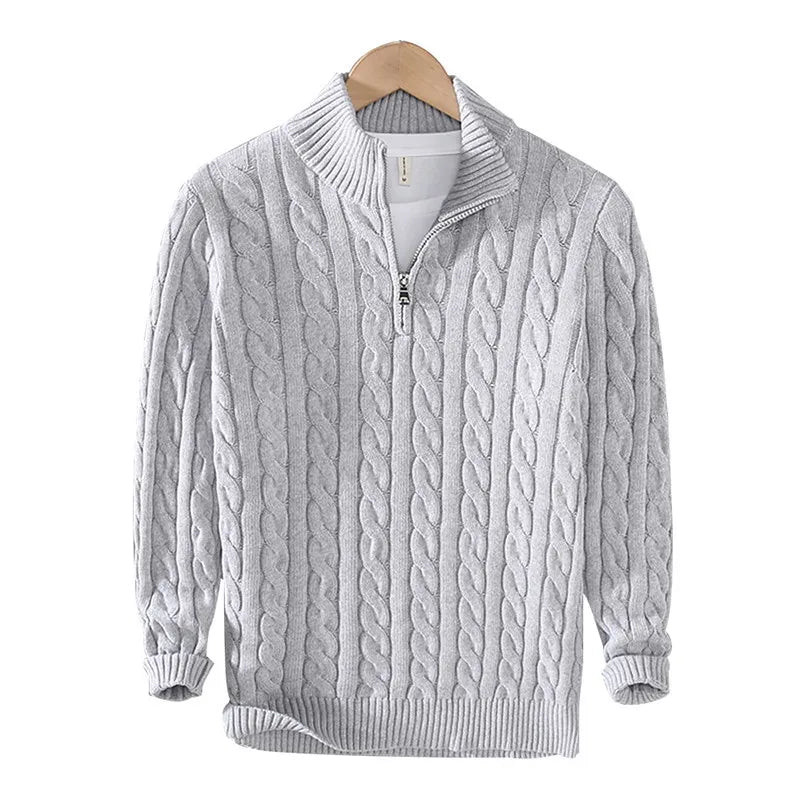 100% Pure Cotton POLO PULLOVER SWEATER