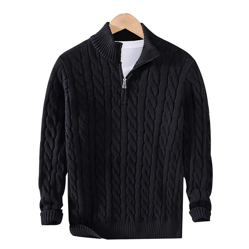 100% Pure Cotton POLO PULLOVER SWEATER