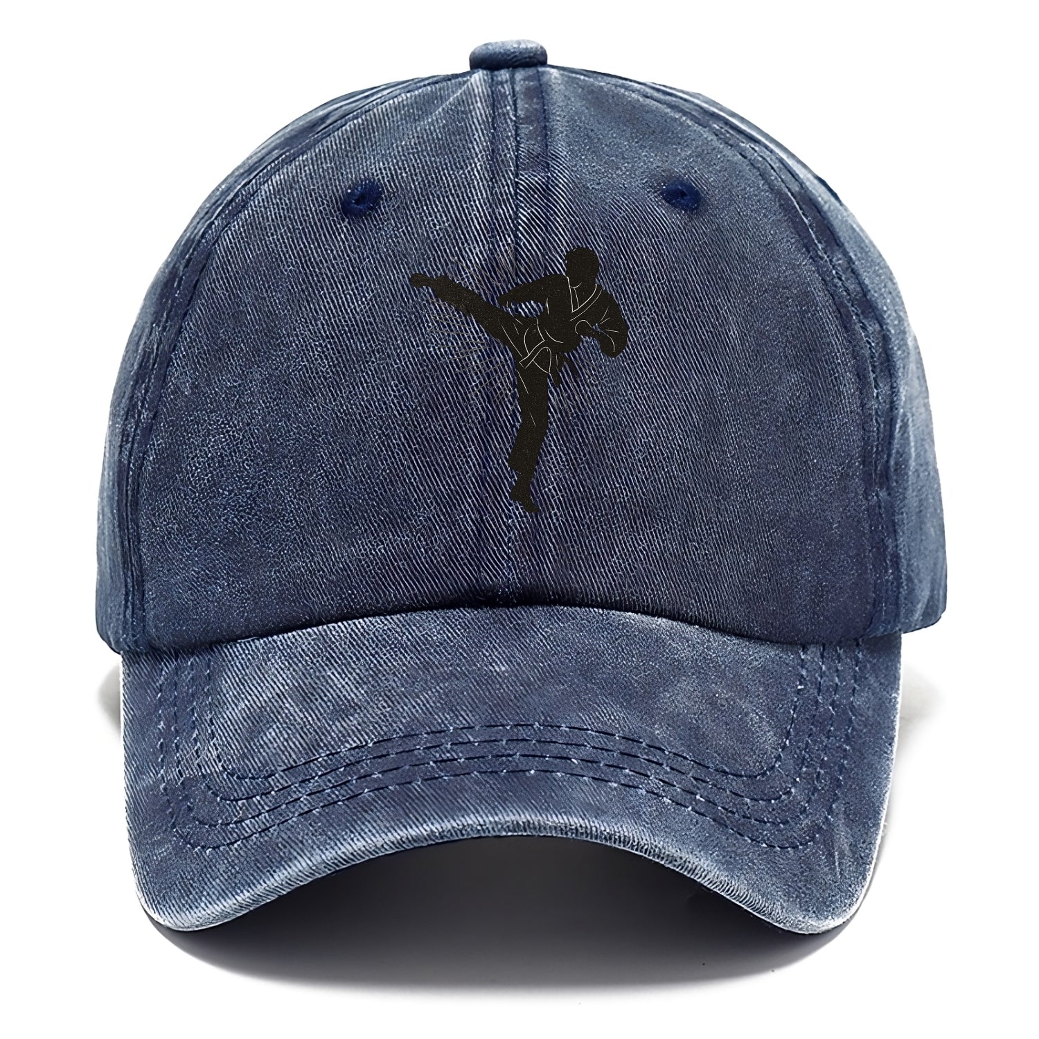 Taekwondo athlete spinning heel kick - Classic Cap