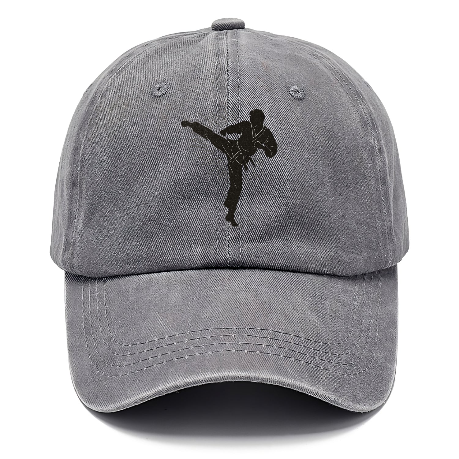 Taekwondo athlete spinning heel kick - Classic Cap