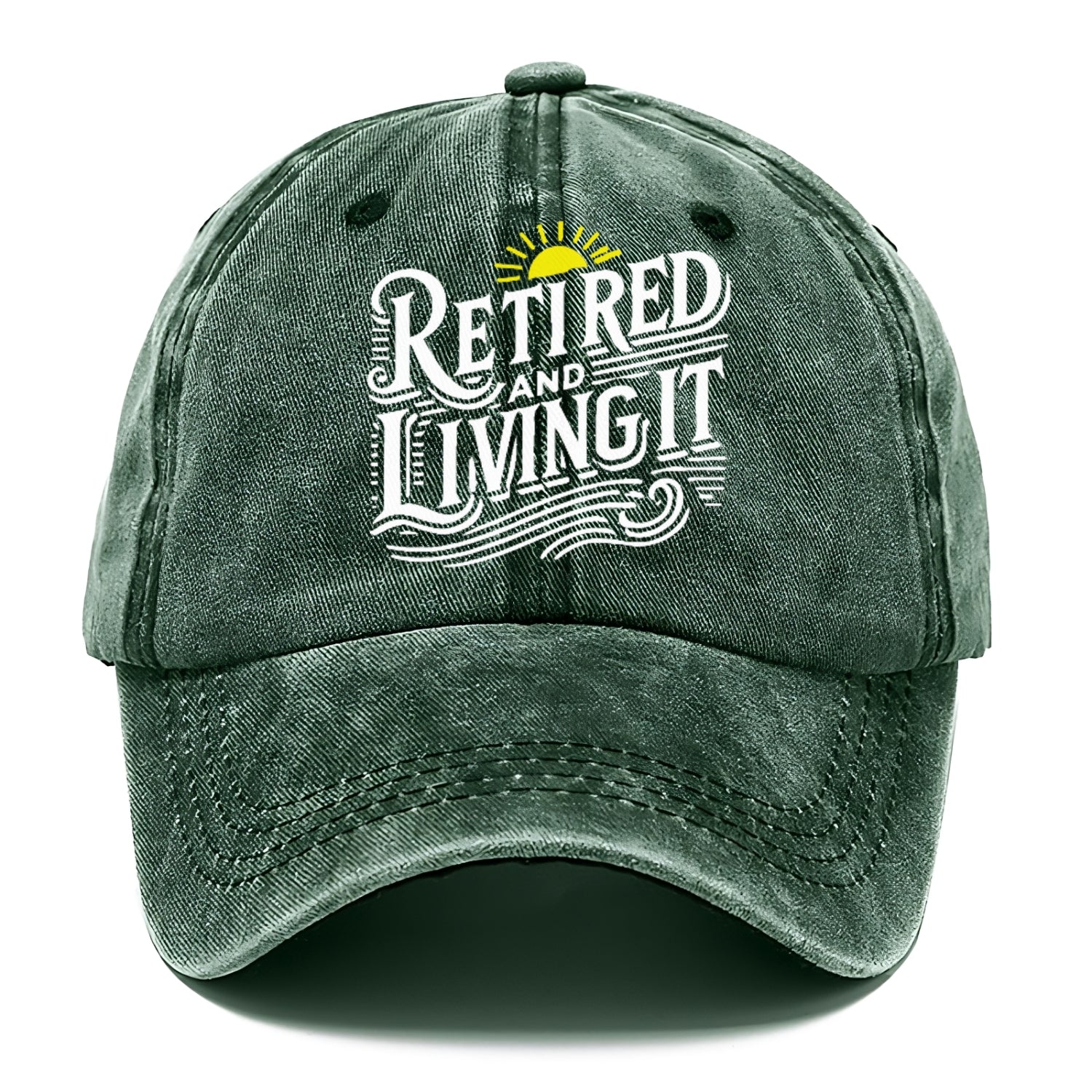 Retired And Living It Classic Cap