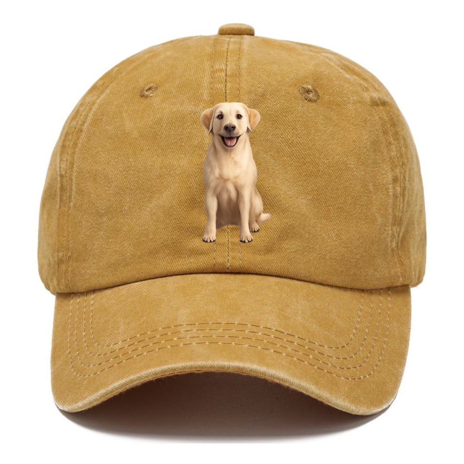 Golden Labrador Puppy Digital Art Classic Cap