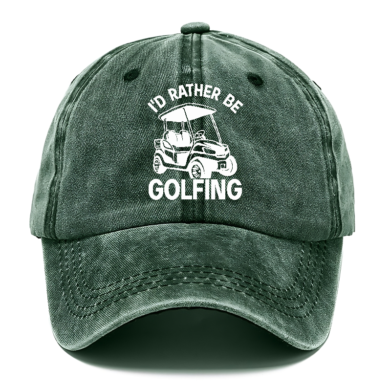 I'd Rather Be Golfing Classic Cap