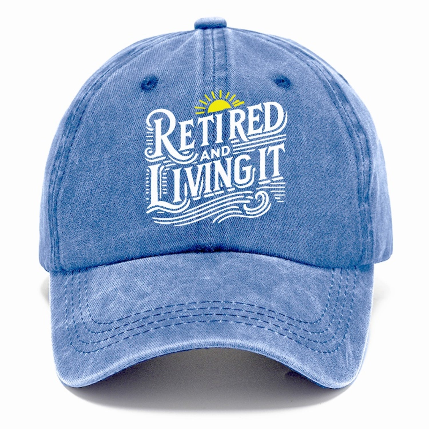 Retired And Living It Classic Cap
