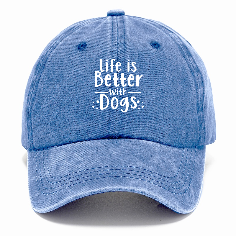 Life Is Better With Dogs Classic Cap