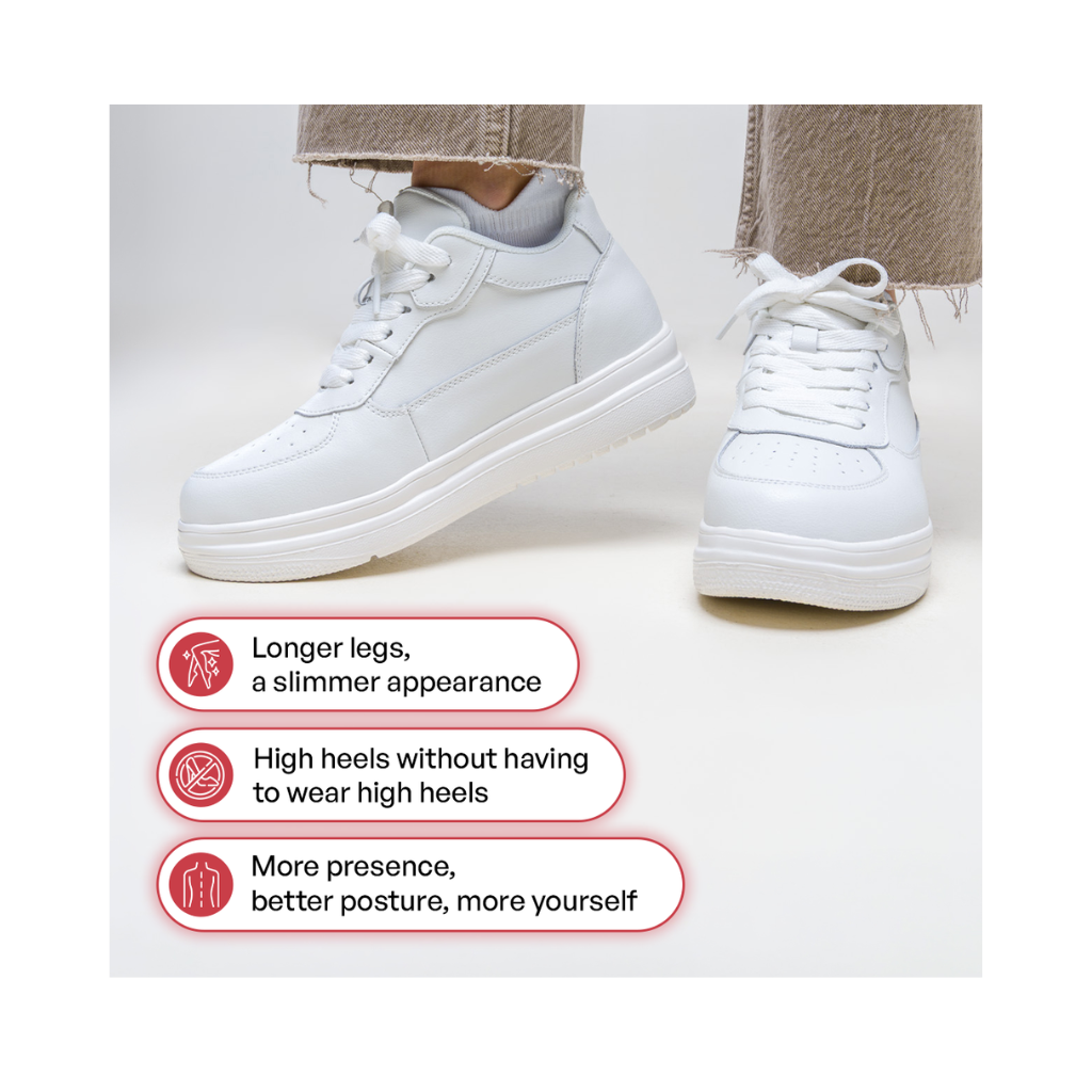 ELEVATESHOES WHITE CLASSY