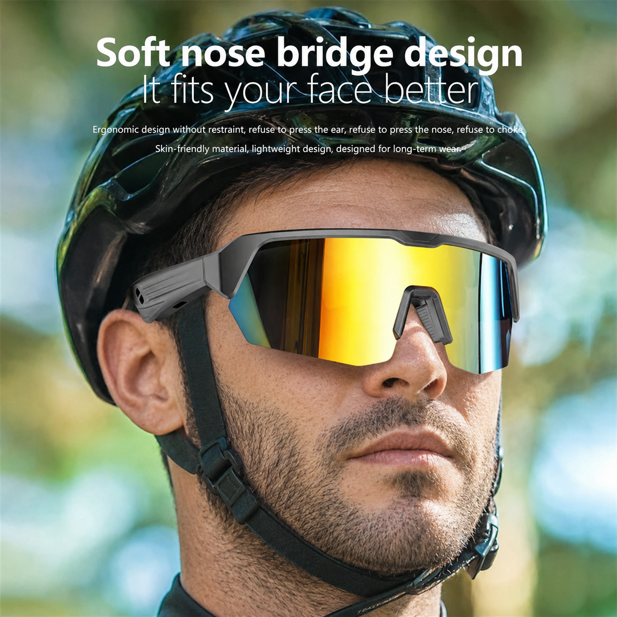 Smart Bluetooth Sunglasses 5.3 – Wireless Audio Glasses with UV400 Polarized
