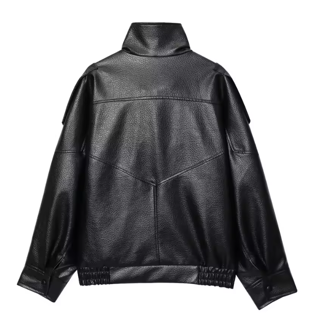 SIGNATURE LEATHER JACKET